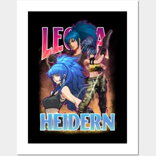 Bootleg Anime Leona Heidern - Reona The King of Fighters KOF Posters and Art